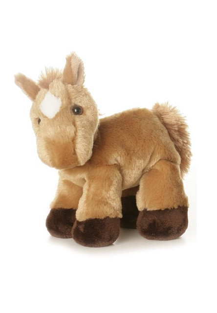 Plyšový svetlohnedý koník Prancer - Flopsies - 20,5 cm