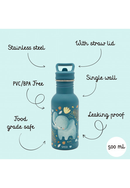 Nerezová fľaša  - 500ml - elephant