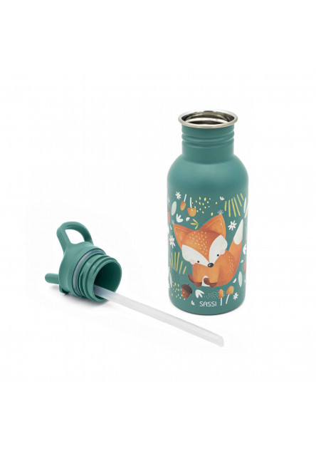 Nerezová fľaša  - 500ml - fox