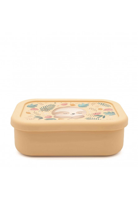 Silikónový desiatový box  - sloth