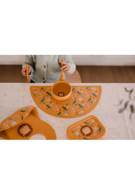 Silikónový desiatový box  - lion