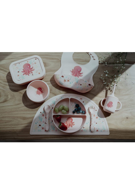 Silikónový desiatový box  - octopus