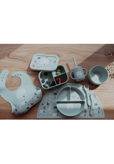 Silikónový desiatový box  - fox