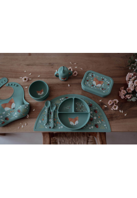 Silikónový desiatový box  - fox