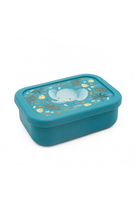 Silikónový desiatový box  - bear