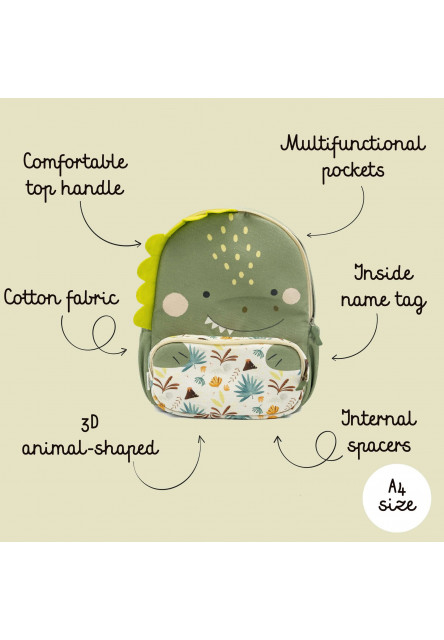 Junior batoh  - dinosaur cracky