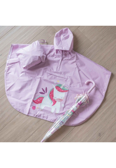 Detský pršiplášť  - sparkly the unicorn