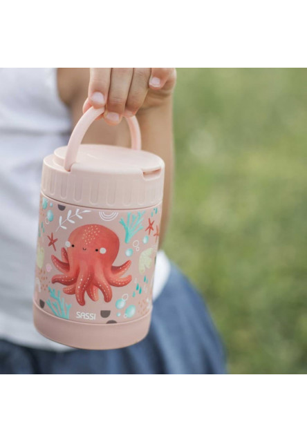 Detská termoska na jedlo  - slurpy the octopus - 350ml