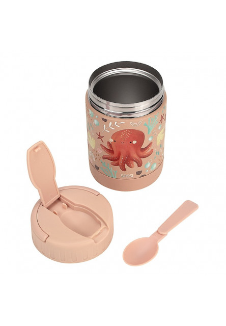 Detská termoska na jedlo  - slurpy the octopus - 350ml