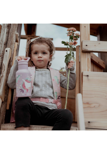 Termofľaša so slamkou  - sparkly the unicorn - 350ml