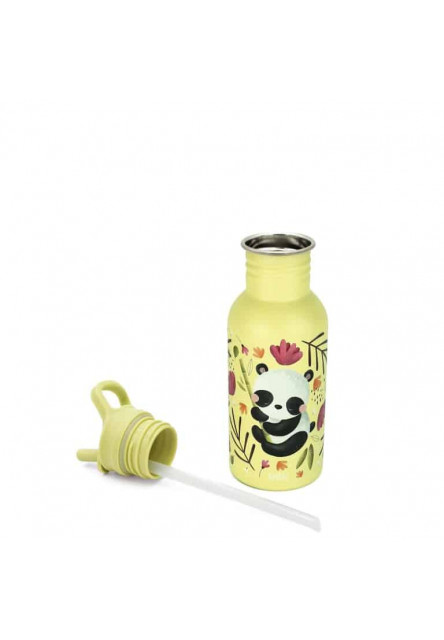 Nerezová fľaša  - gnummy the panda - 500ml