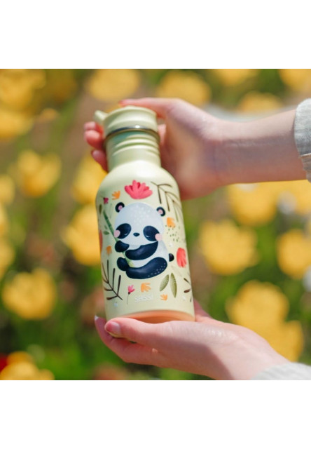 Nerezová fľaša  - gnummy the panda - 500ml