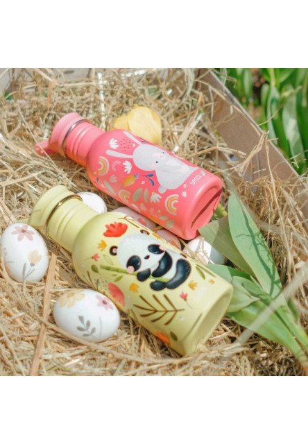 Nerezová fľaša  - gnummy the panda - 500ml