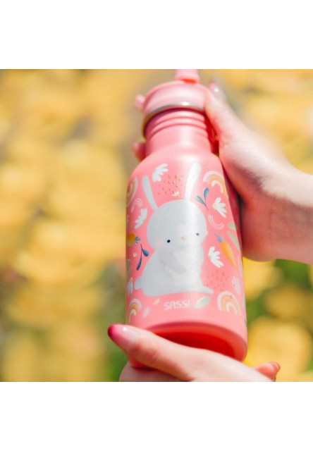 Nerezová fľaša  - fluffy the rabbit - 500ml