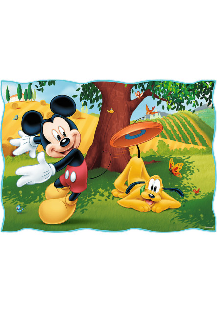 Trefl Puzzle 4v1 - Mickeyho pekný deň  / Disney Standard Characters