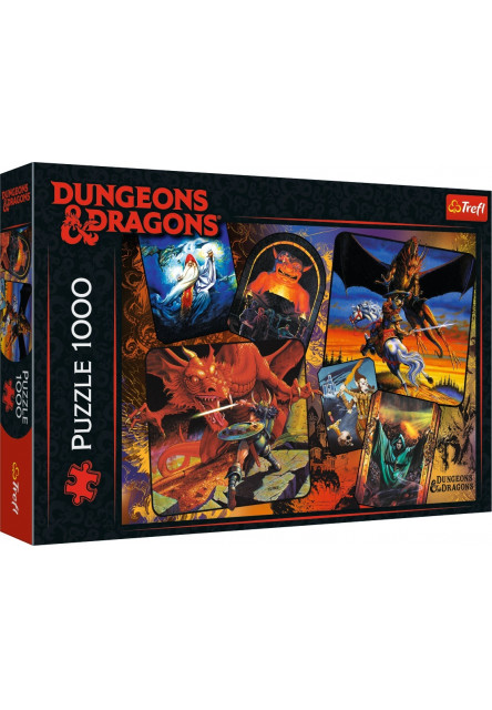 Trefl Puzzle 1000 - Pôvod Dungeons & Dragons / Hasbro Dungeons & Dragons