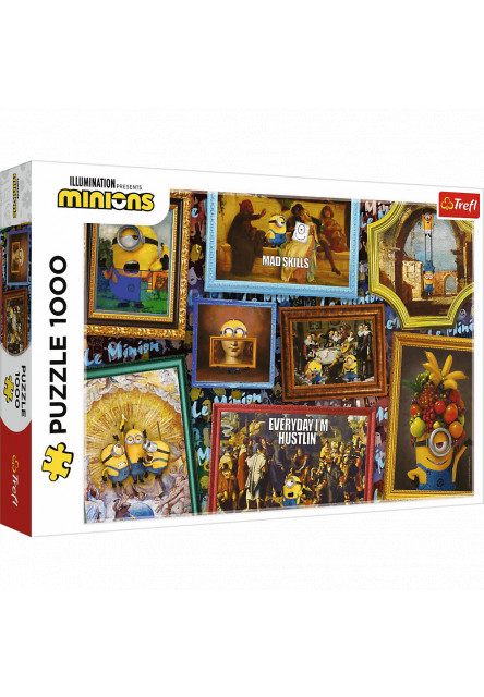 Trefl Puzzle 1000 - Galéria Mimoňov / Universal Minions Franchaise