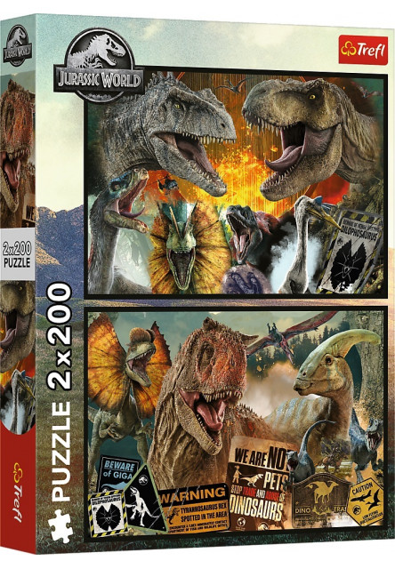 Trefl Puzzle 2x200 Jurský svet