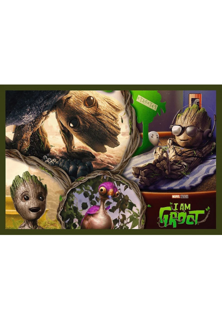 Trefl Puzzle Marvel 2 x 200 dielikov Groot