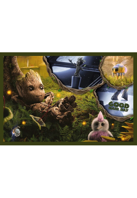 Trefl Puzzle Marvel 2 x 200 dielikov Groot