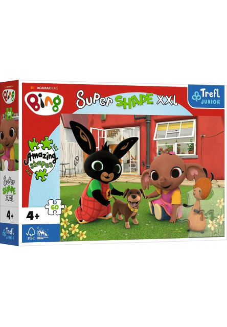 Trefl Puzzle Super Shape XXL Králiček Bing