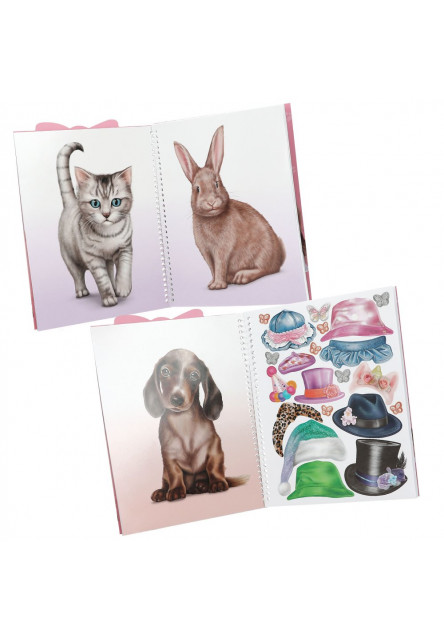 Kreatívny zošit Dress me up CUTE ANIMALS