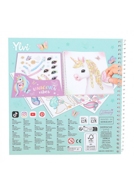 Kreatívny zošit Dress me up Jednorožec
