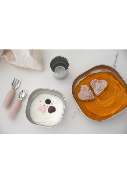 Jídelní sada nerez 3-dílná Cotton Candy