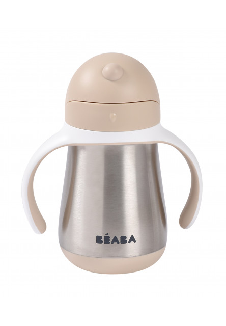 Hrnek termoizolační s brčkem nerez 250ml Clay Earth