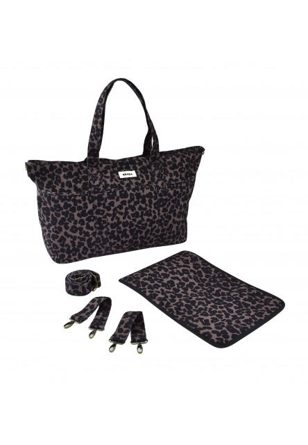 Prebaľovacia taška Madrid XXL Leopard