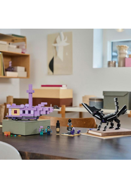 Drak z Enderu a loď z Endu