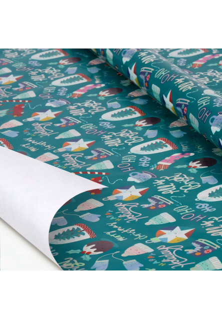 Baliaci papier Legami Wrapping Paper - Xmas Ornaments