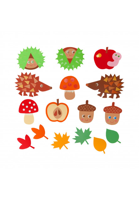 Kreatívna sada Prvé strihanie gaštanových kamarátov