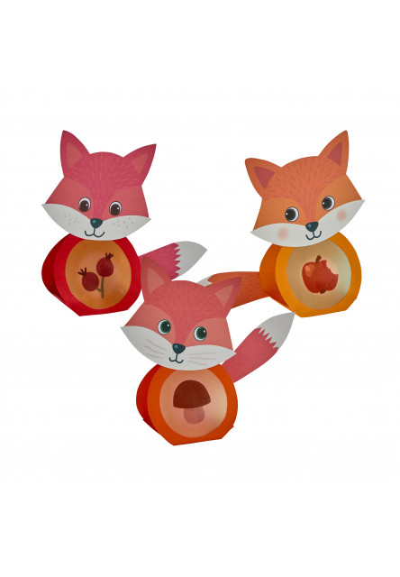 Kreatívna sada Prvé nalepovacie mini svetielko Líška