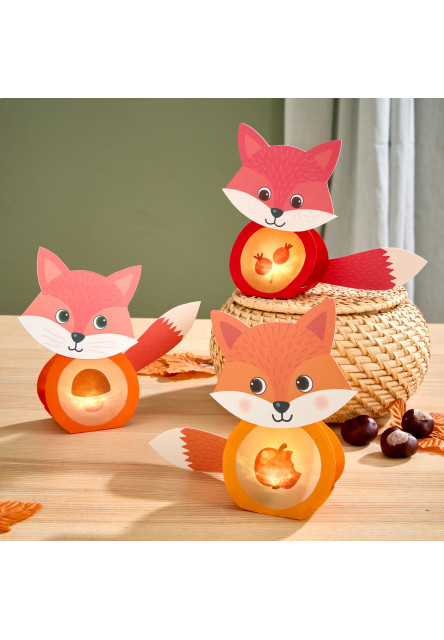 Kreatívna sada Prvé nalepovacie mini svetielko Líška