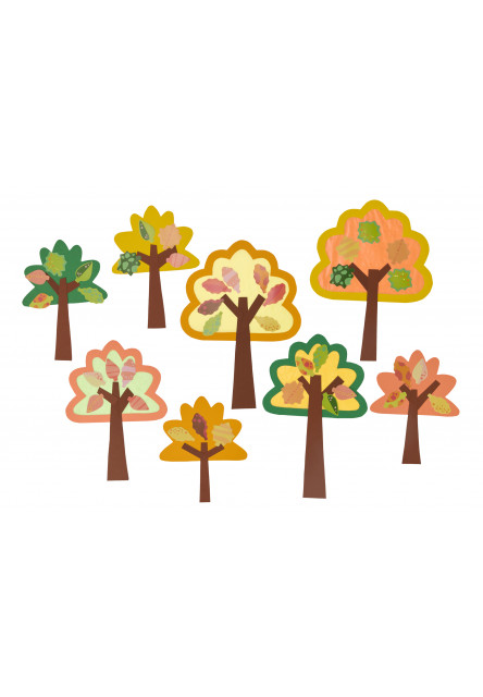 Kreatívna sada Prvé nalepovacie zvieratká z listnatého lesa