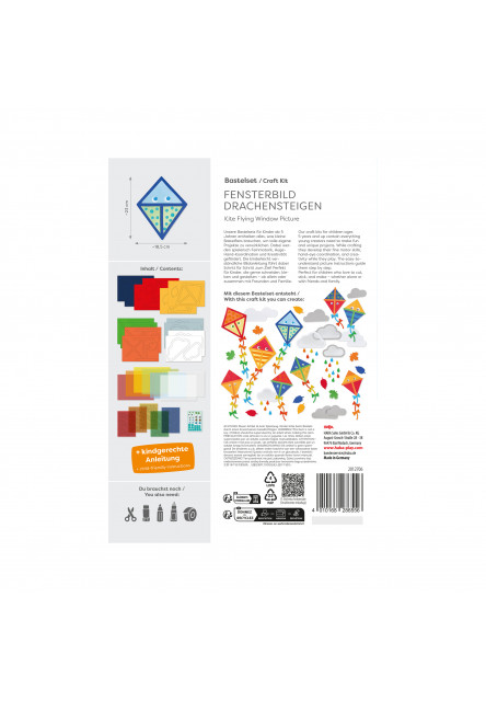 Kreatívna sada Okenný obrázok Lietajúci šarkan