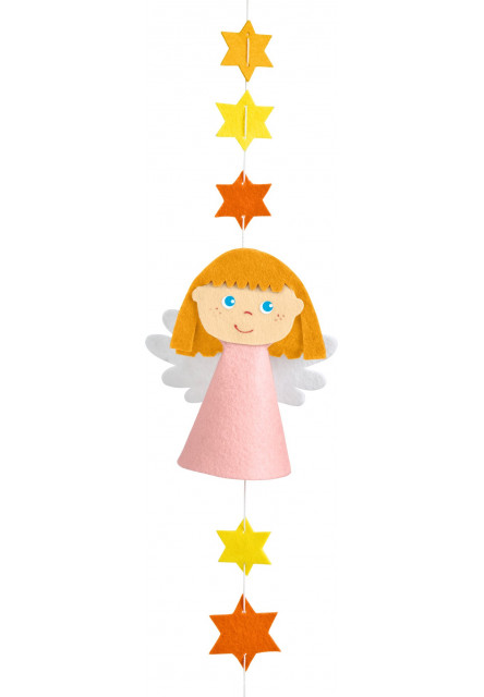 Kreatívna sada Plstená girlanda Anjel