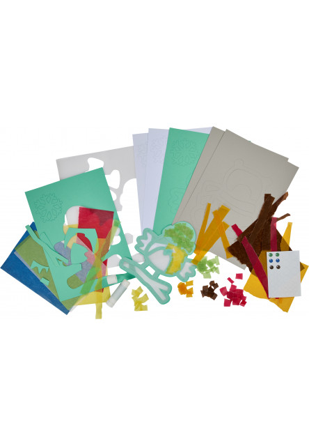 Kreatívna sada Prvé nalepovanie zvieratká v snehu