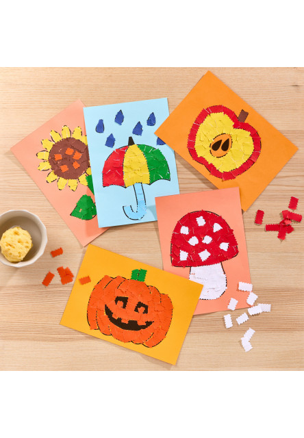 Kreatívna sada Prvé nalepovacie jesenné obrázky