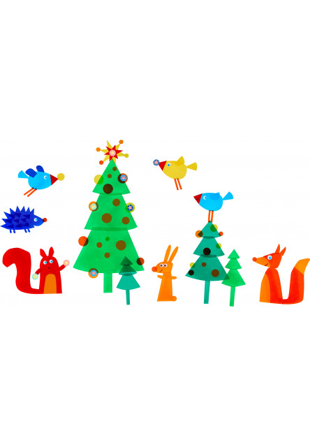 Kreatívna sada Okenný obrázok Vianočný motív