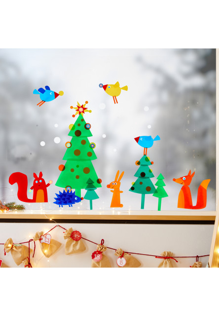 Kreatívna sada Okenný obrázok Vianočný motív