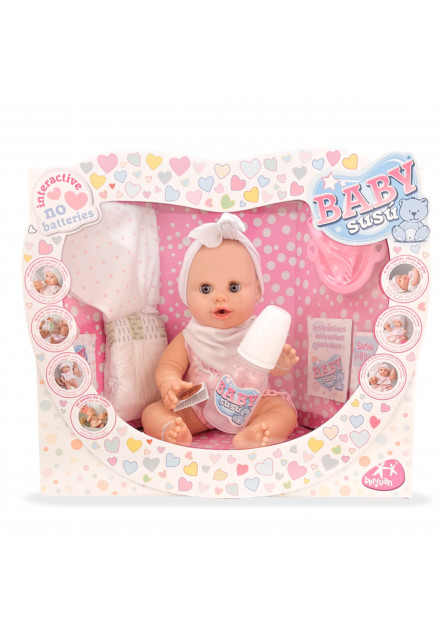Interaktivní panenka s příslušenstvím Baby Susú