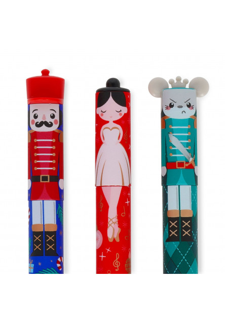 Set gumovacích pier Legami Set Of 3 Erasable Gel Pens - Louskáček