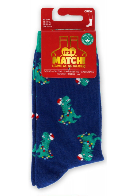 Ponožky Legami It's A Match - Dino Woman