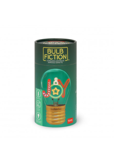 Dekoračné svetlo Legami Lightbulb-Shaped Table Lamp - Bulb Fiction - Joy