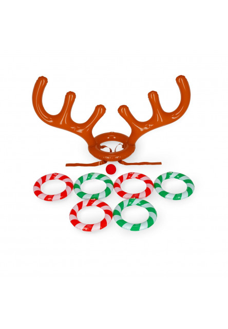 Nafukovacia hra Legami Inflatable Ring Toss - Oh My Deer - Reindeer