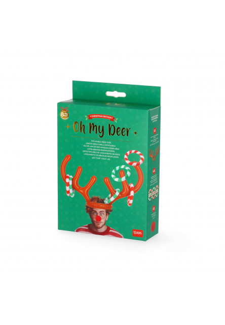 Nafukovacia hra Legami Inflatable Ring Toss - Oh My Deer - Reindeer