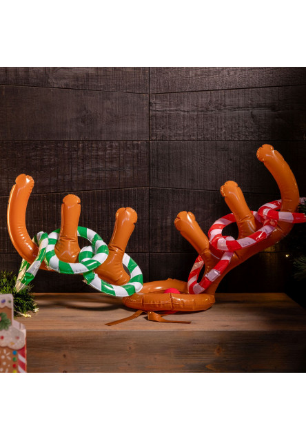 Nafukovacia hra Legami Inflatable Ring Toss - Oh My Deer - Reindeer