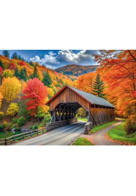 Trefl Puzzle 1000 USA Collection: Jesenná nádhera